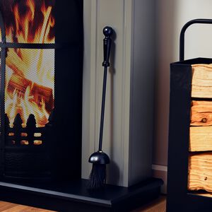 Silverflame Cast Iron Brush 18" - Black